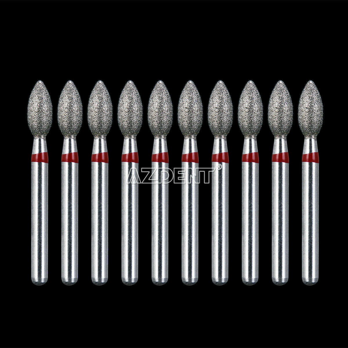 Dental Diamond Burs Football FG 368-023 Egg Shape Coarse Grit High Speed Burr