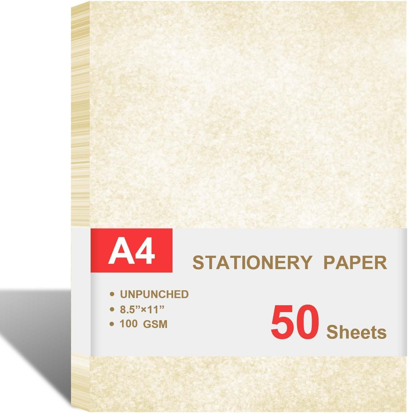 Parchment Paper for Certificates – Stationary for Resumes, Diplomas, Letter Size