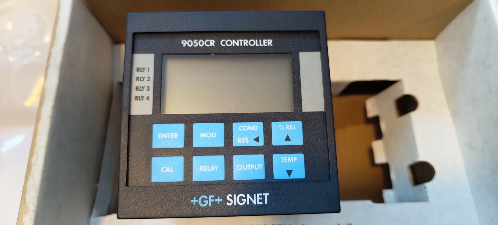 +GF+ SIGNET, CONDUCTIVITY/RESISTIVITY CONTROLLER MODLE# 3-9050CR-1