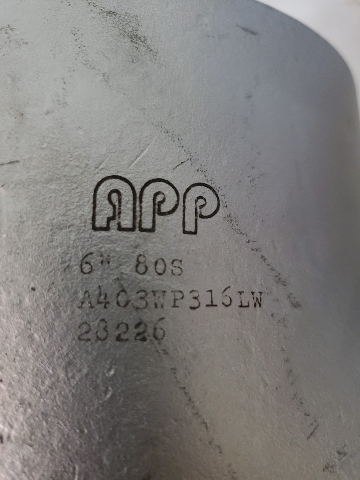 6″ Tee Schedule 40 316/316L Pipe Fitting A403WP-W