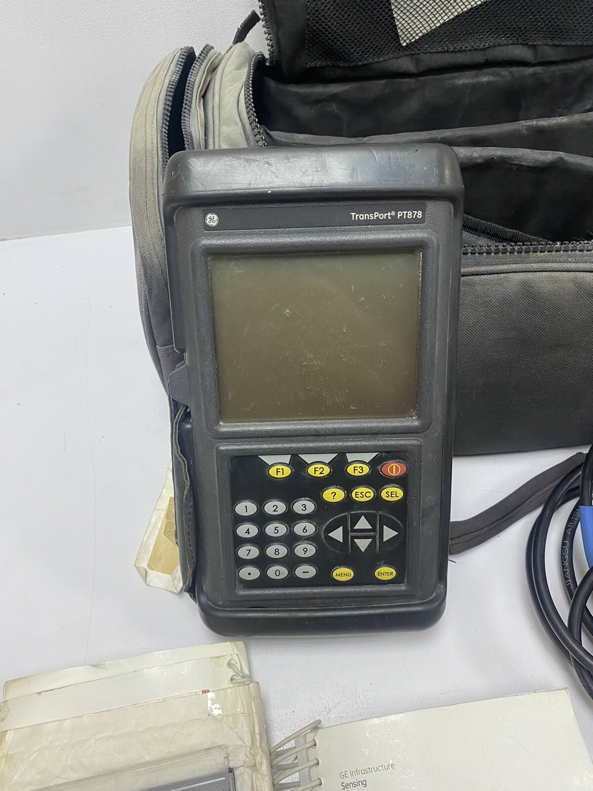 GE Panametrics TransPort PT878 PORTABLE LIQUID FLOWMETER
