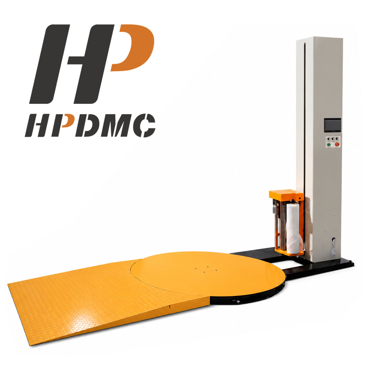 4400LBS Stretch Wrapper Machine W/ Ramp 2 Ton Loading Ramp 55.1″ x 59.1″ x 3.1″