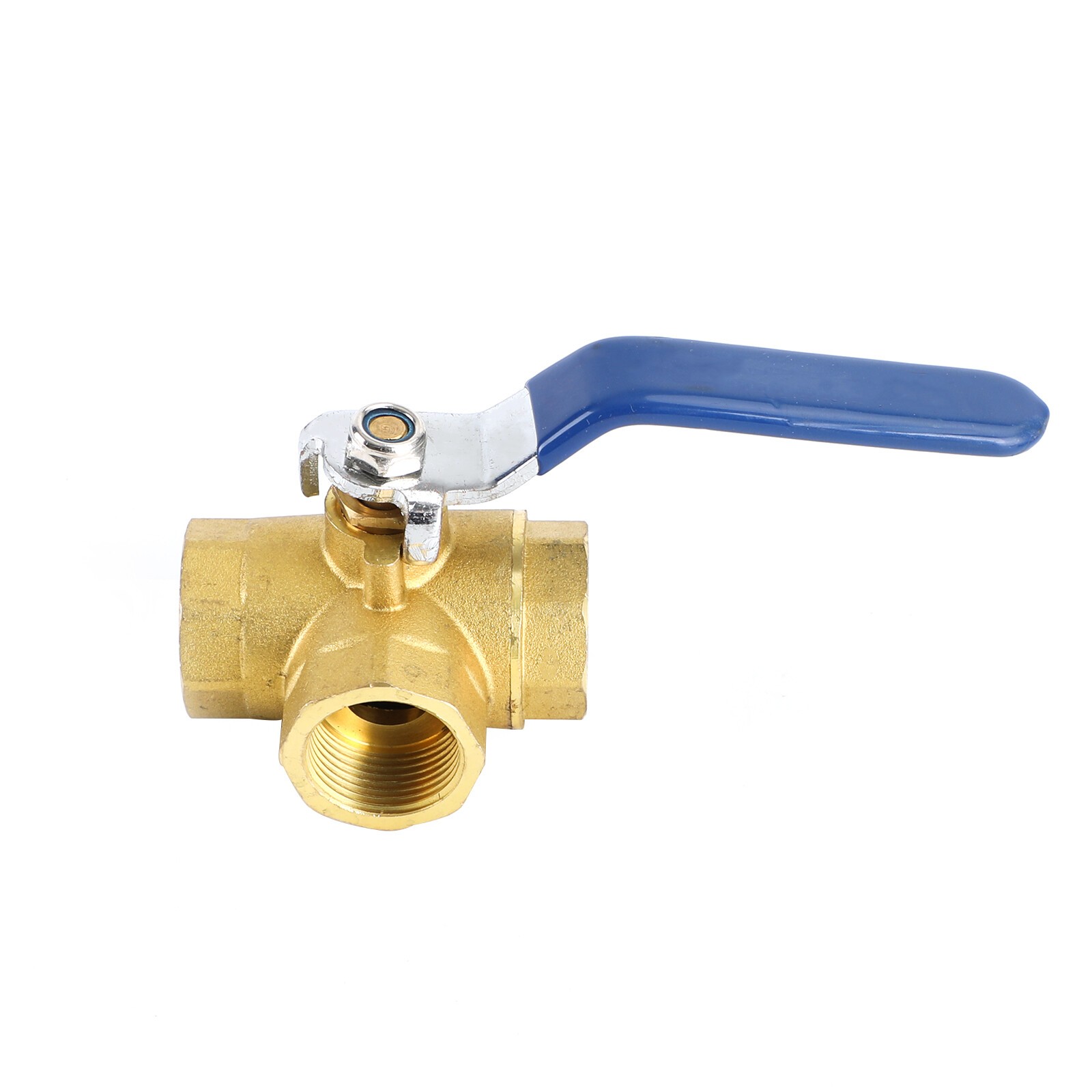 3/4″ 3 Way Ball Valve Female L Port Vinly Insulation Handle 600 WOG DN20 USA