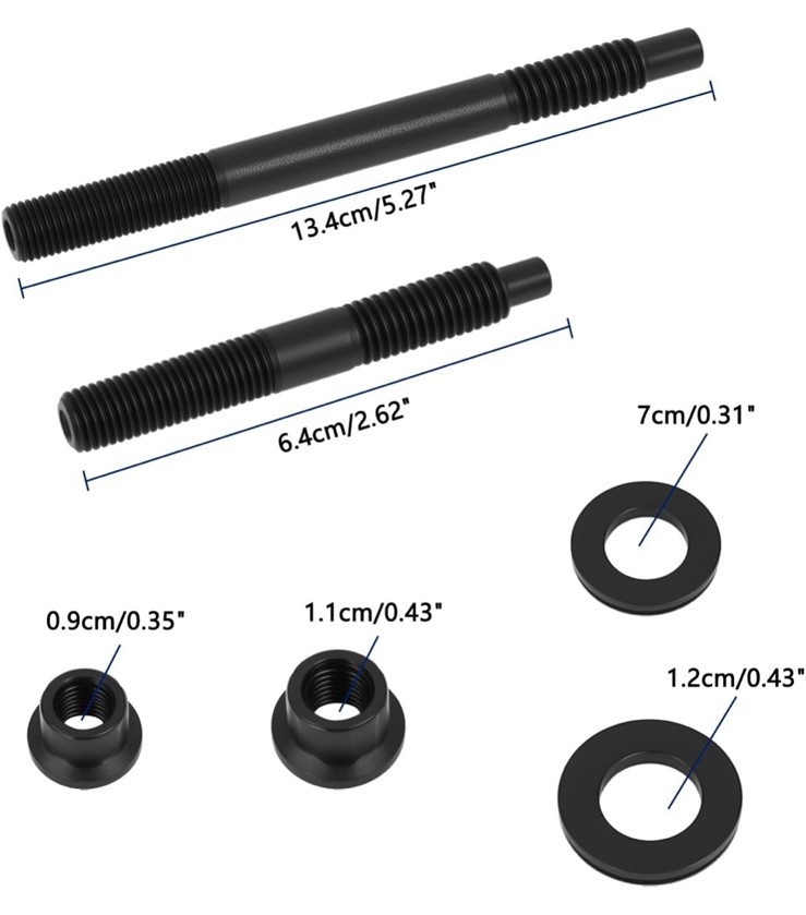 Cylinder Head Stud Bolt Kit 12-Point, Compatible with 2004-Newer LS1 LS3 5.3L 5.