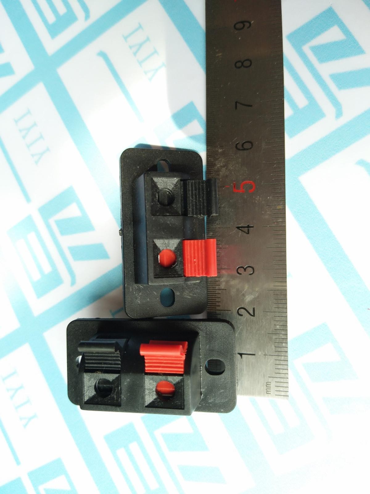 10 Pcs 2 Way Push Release Connector Plate Stereo Speaker Terminal Strip Block D