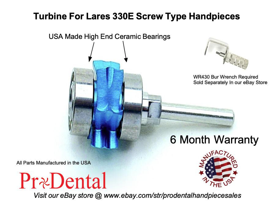 Lares 330E Screw Type Dental Handpiece Turbine – ProDental