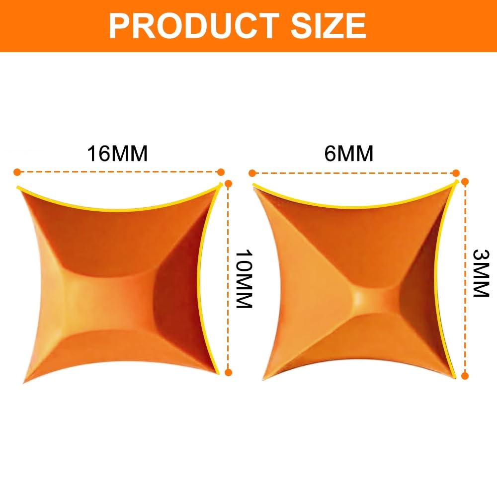 That Silicone Tool, Caulking Caulk Remover Orange 4size