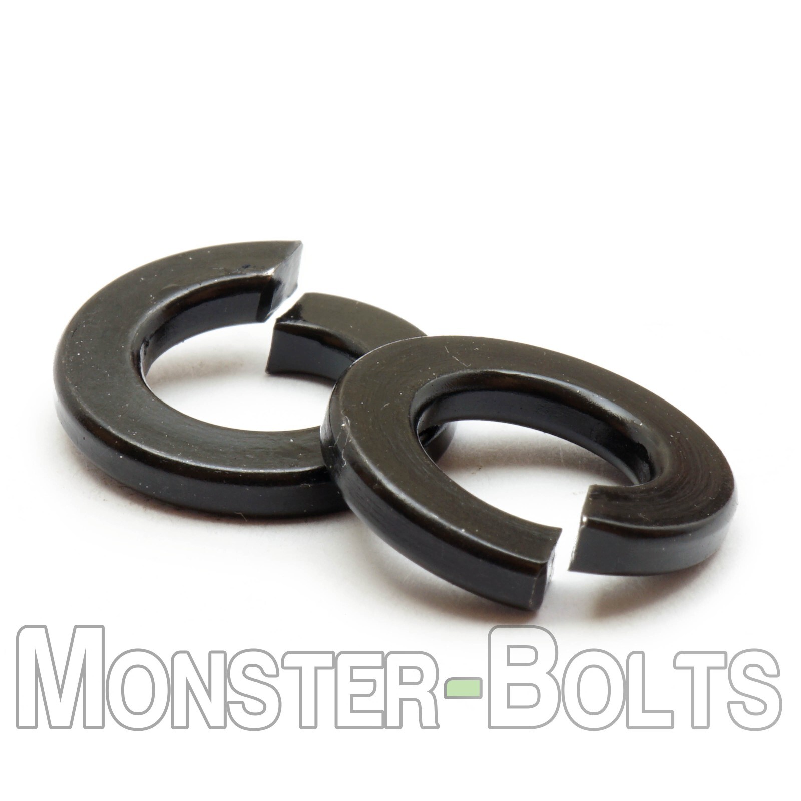 #4 – Bulk Qty 30,000 – Medium Split Lock Washer Steel w/ Black Oxide