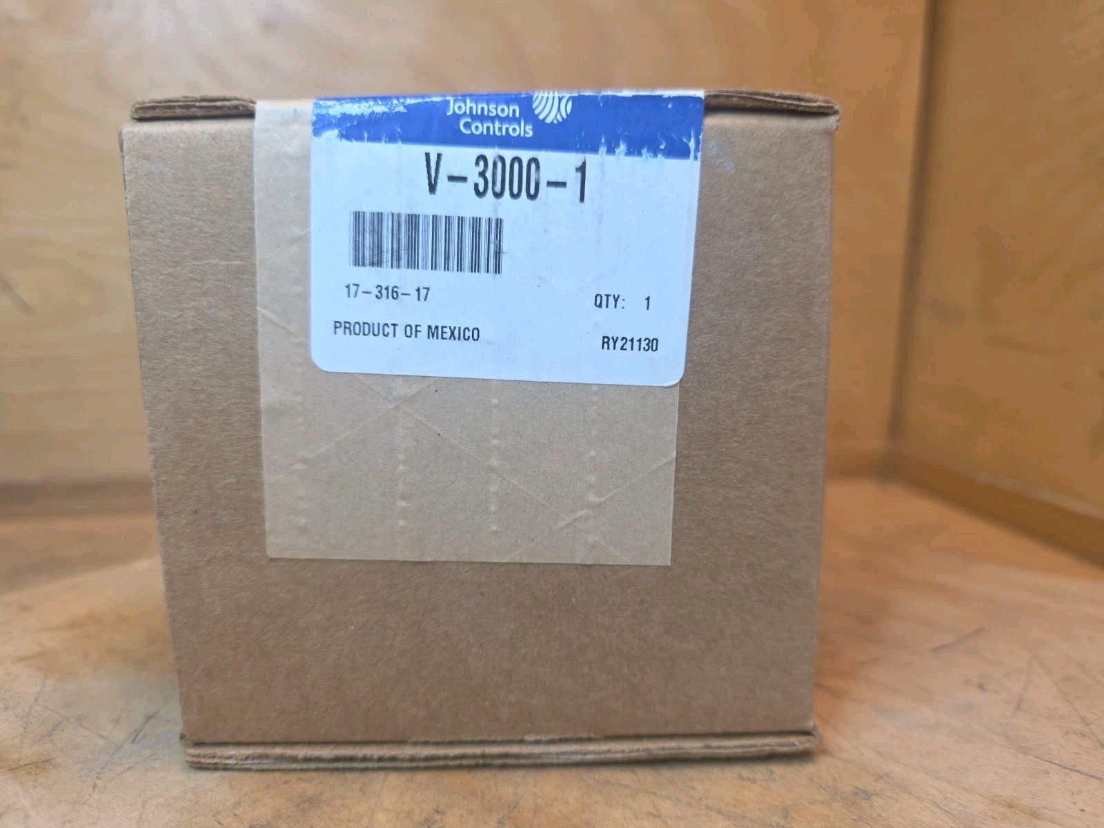 Johnson Controls V-3000-1, Actuator Valve Pneumatic Exposed Model