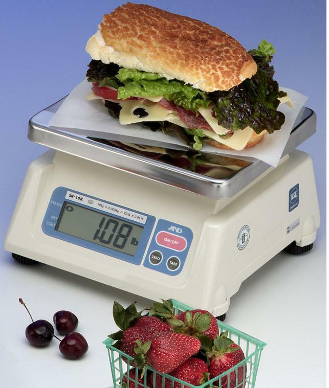 A&D SK-5000Z 11lb/ 5000 gram by 0.1 oz NSF approve Food Scale
