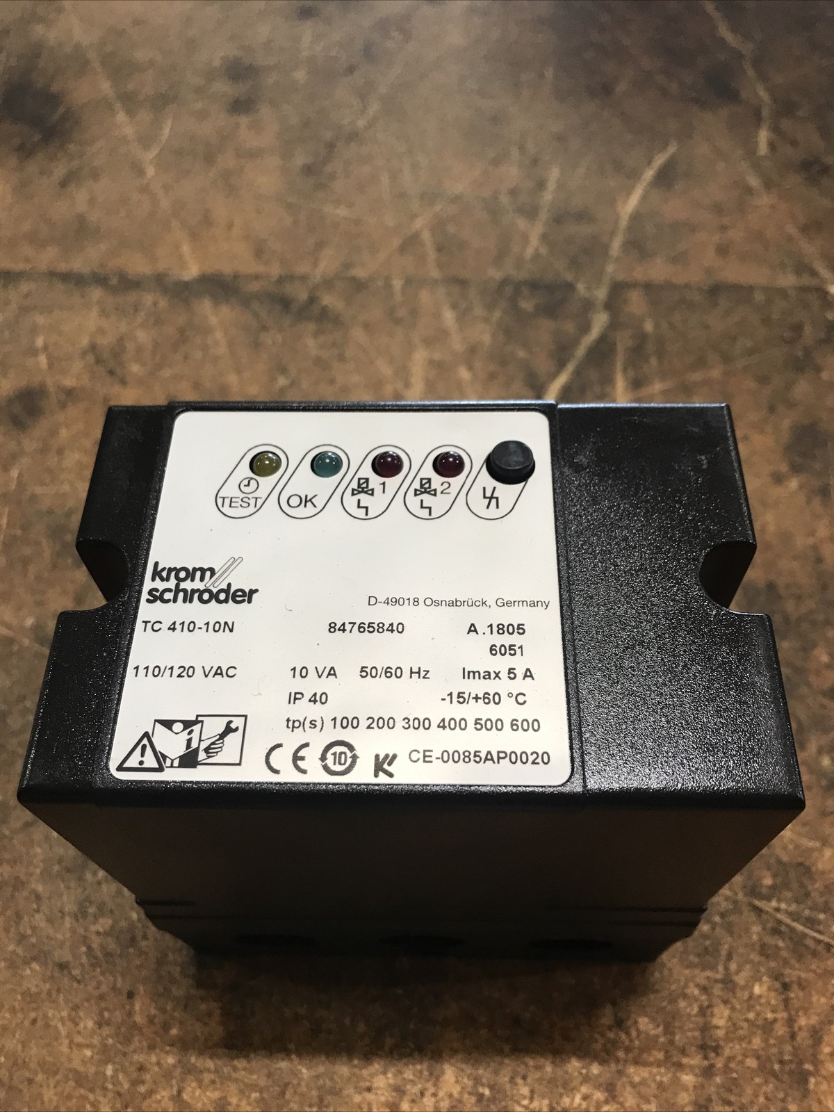 Krom Schroder TC 410-10N Valve leakage detector 84765840 New No Box