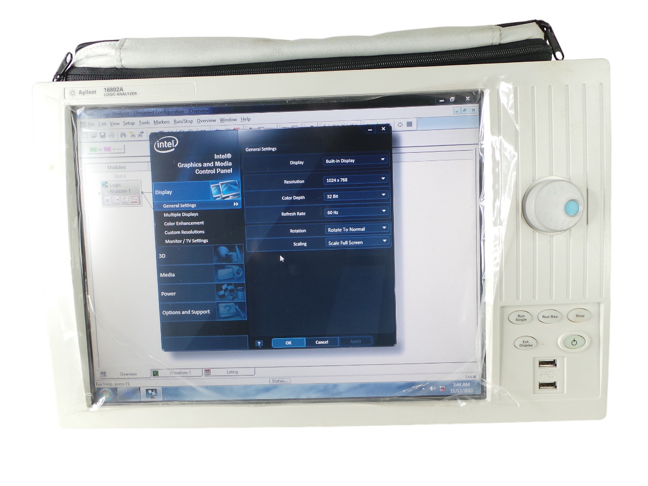 AGILENT 16802A Logic Analyzer with option 101 102 111 – Free Shipping