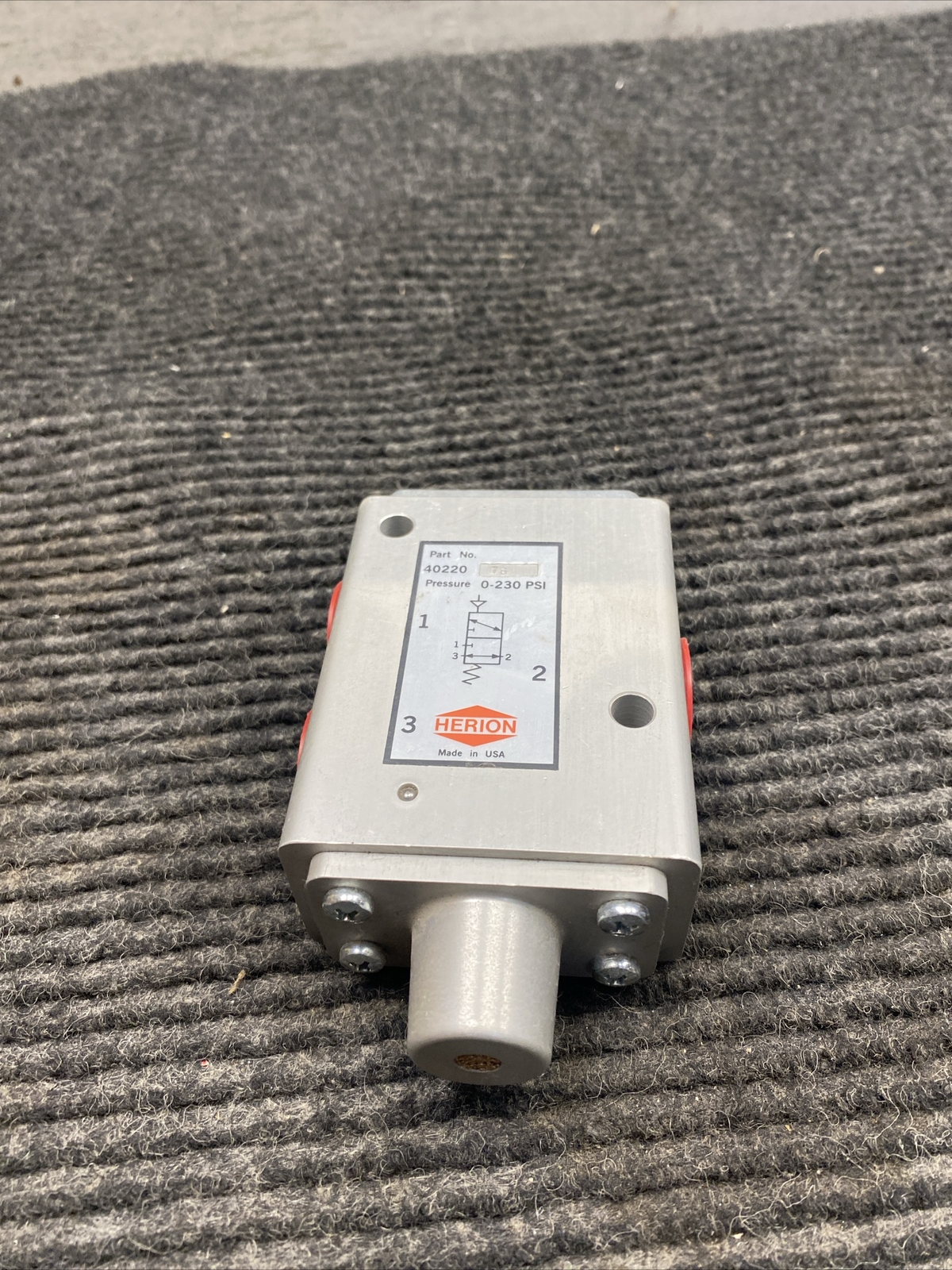 Herion 40220 Pressure Valve Switch 0-230 PSI