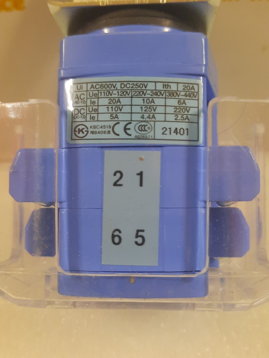 YongSung YSDNC2201-39MO10BW Cam Switch AC 220V 10A Rotary Selector Switch