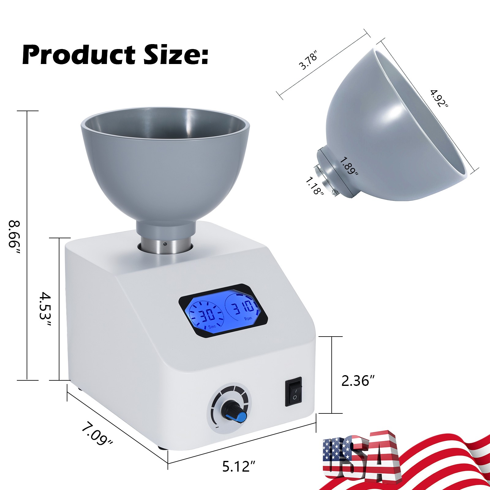 High-End Dental Printing Die Mixer Machine Alginate Dentistry Tools