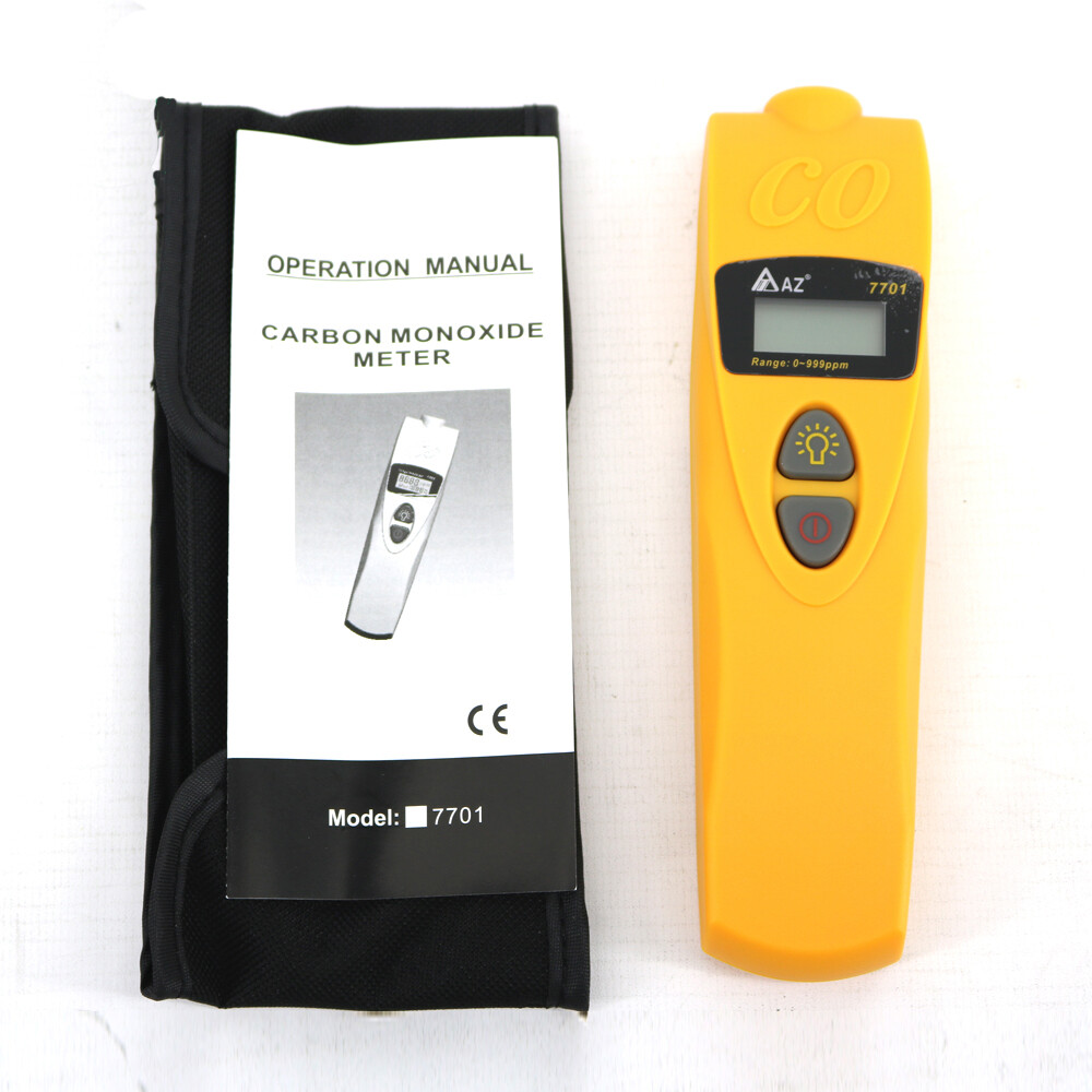 AZ-7701 Carbon Monoxide Detector CO Tester Meter Detector 0~1000 PPM w/Alarm