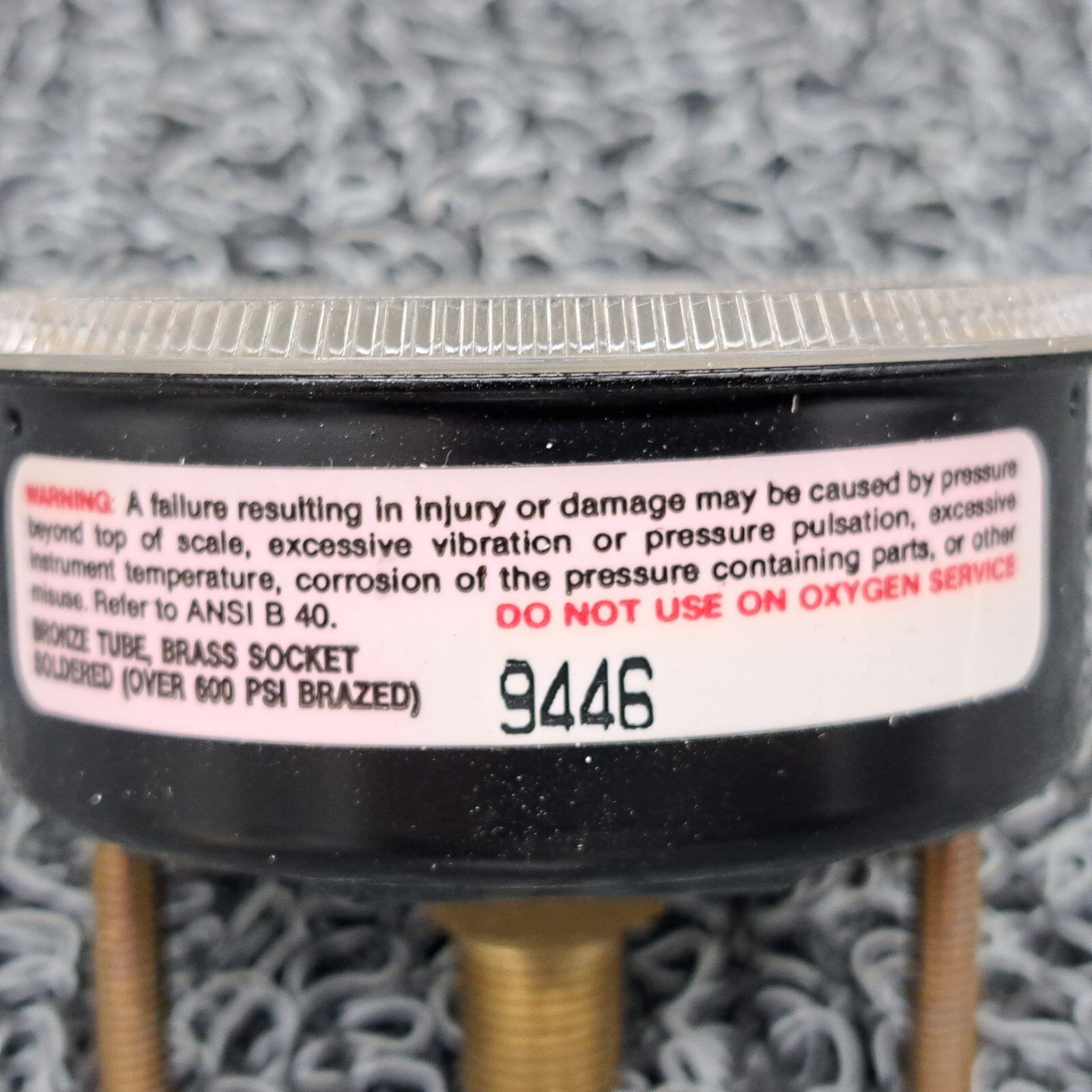 Johnson Controls X-200-180 Temperature Gauge, 2.5″, -40/160F, 0/100F