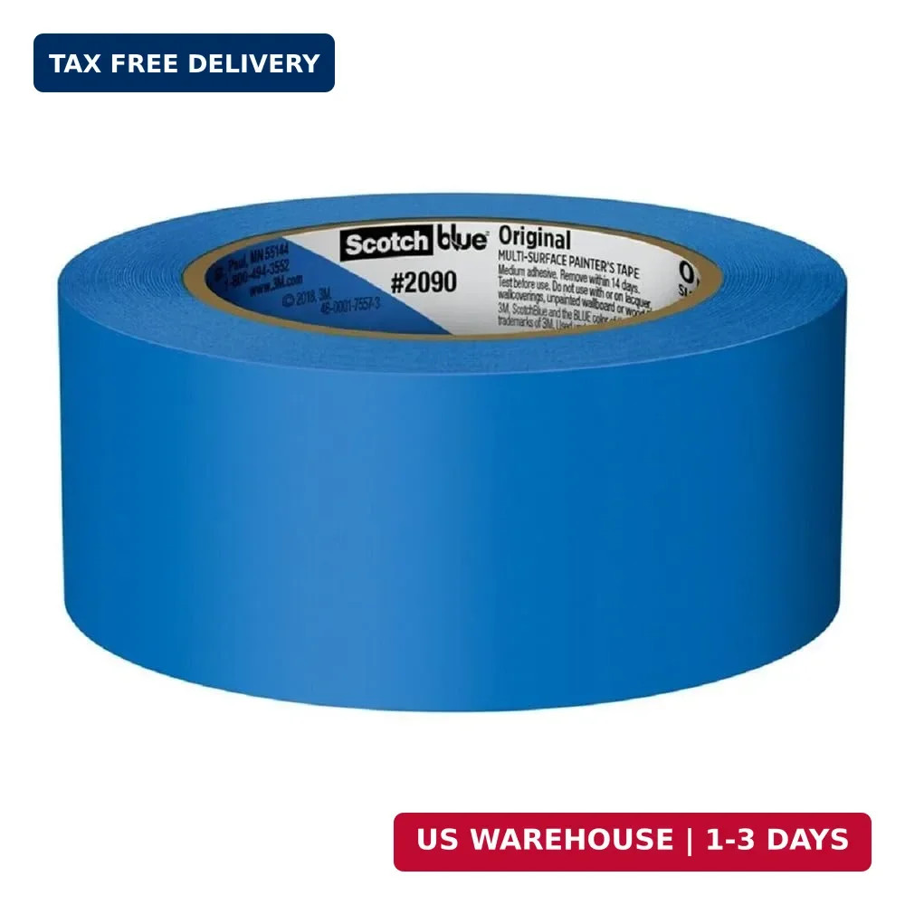 ScotchBlue Original Multi-Surface Painters Tape, 2 Inch Wide (1.88 in. x 60 Yds)