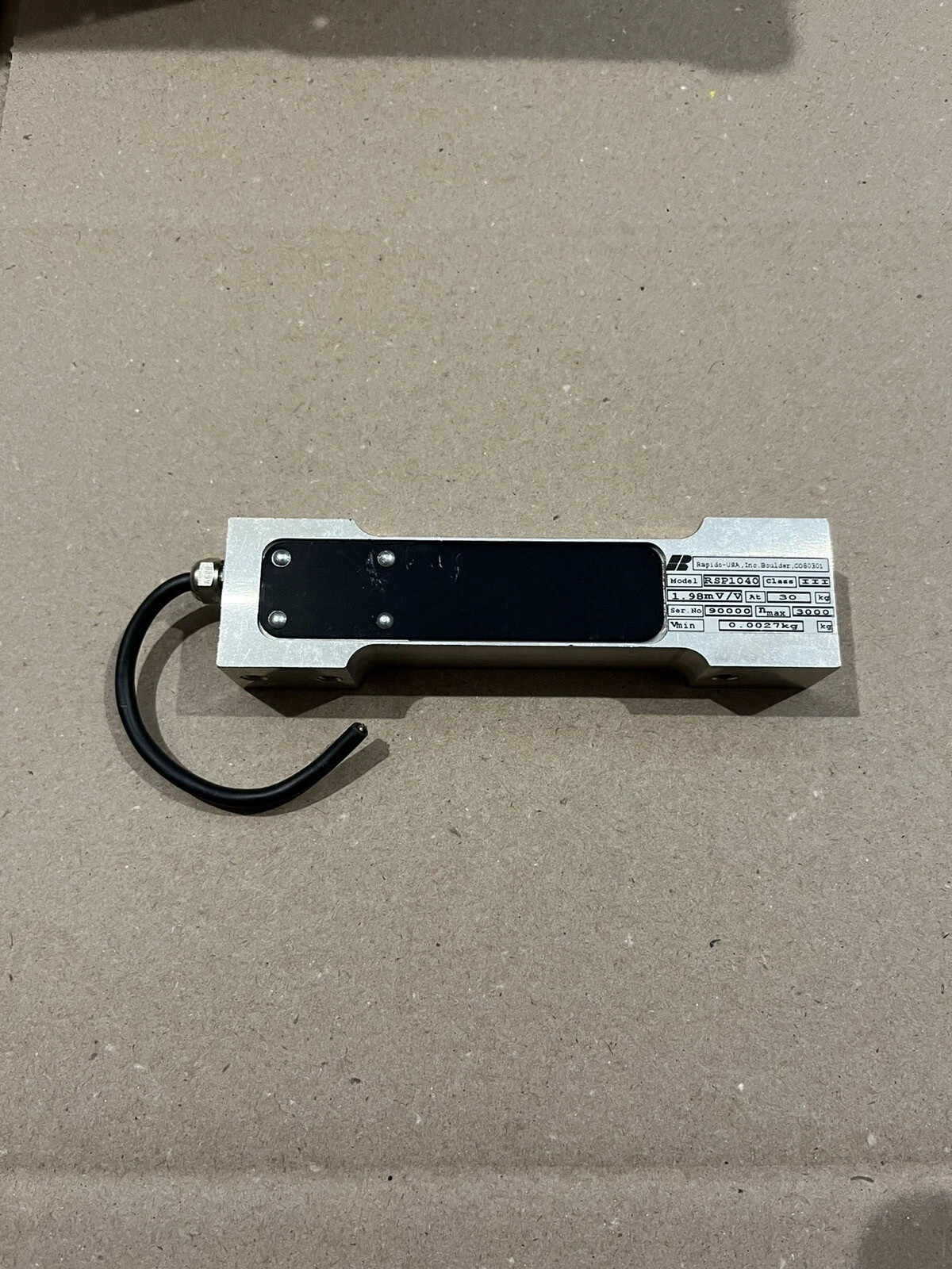 Logi-Cal Rapido RSP1040 High Accuracy Single Point Beam Load Cell 30 KG 90000