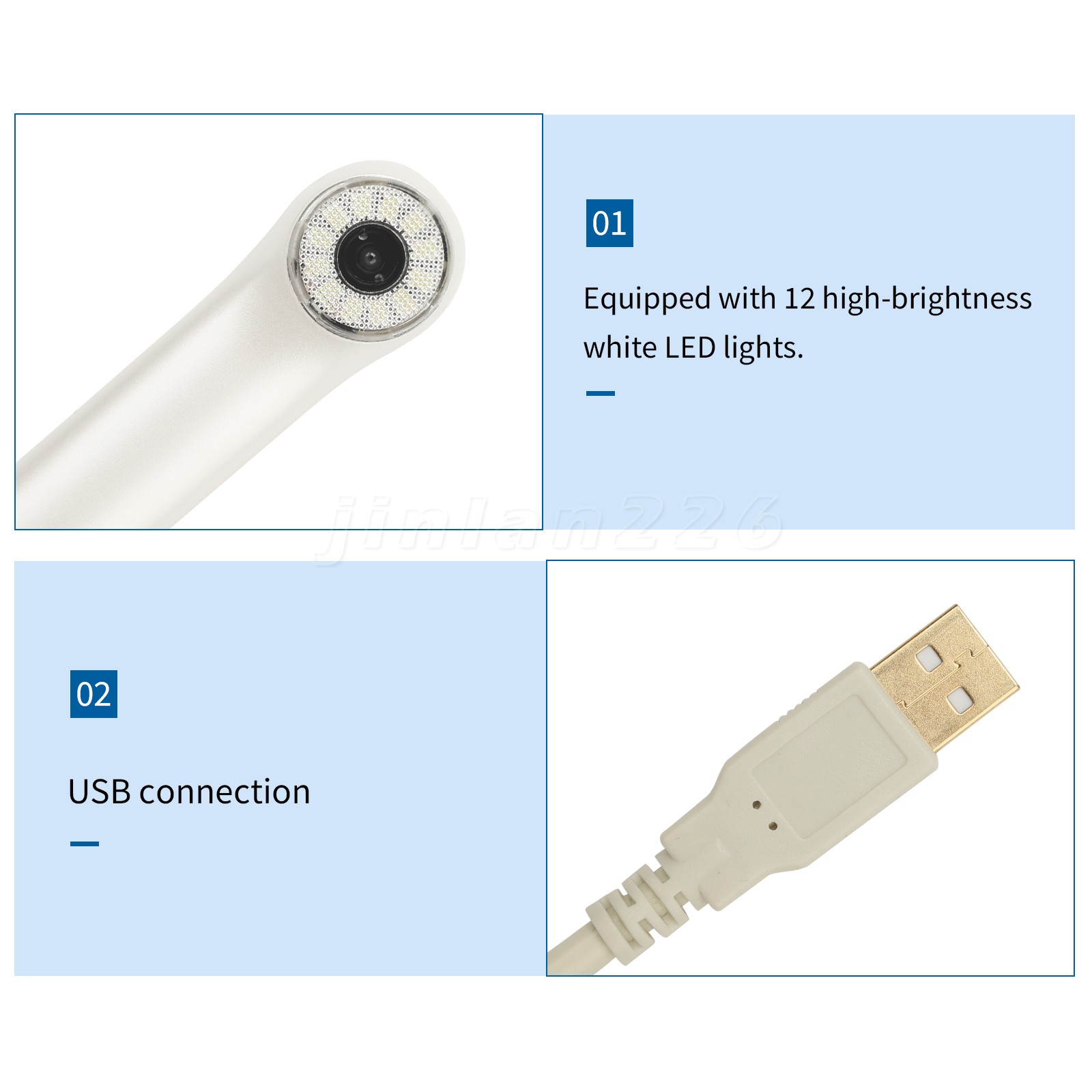 USB Dental Intraoral Oral Camera 1/4 sony CCD Fit TWAIN