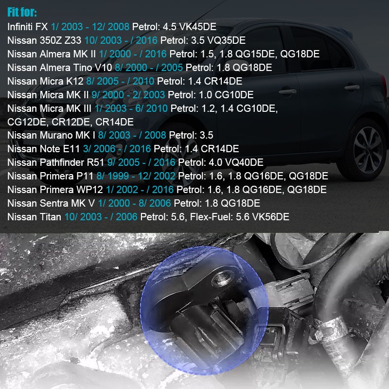 Crankshaft Crank Position Sensor for Nissan Almera Micra Primera Sentra Titan