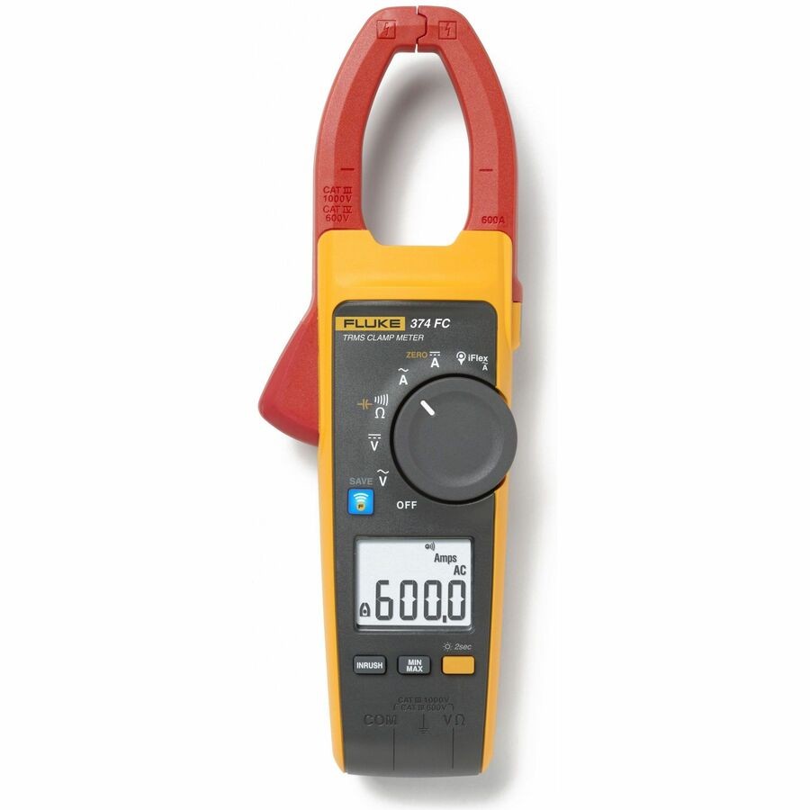Fluke Networks 374 FC True-RMS AC/DC Clamp Meter (4696001)