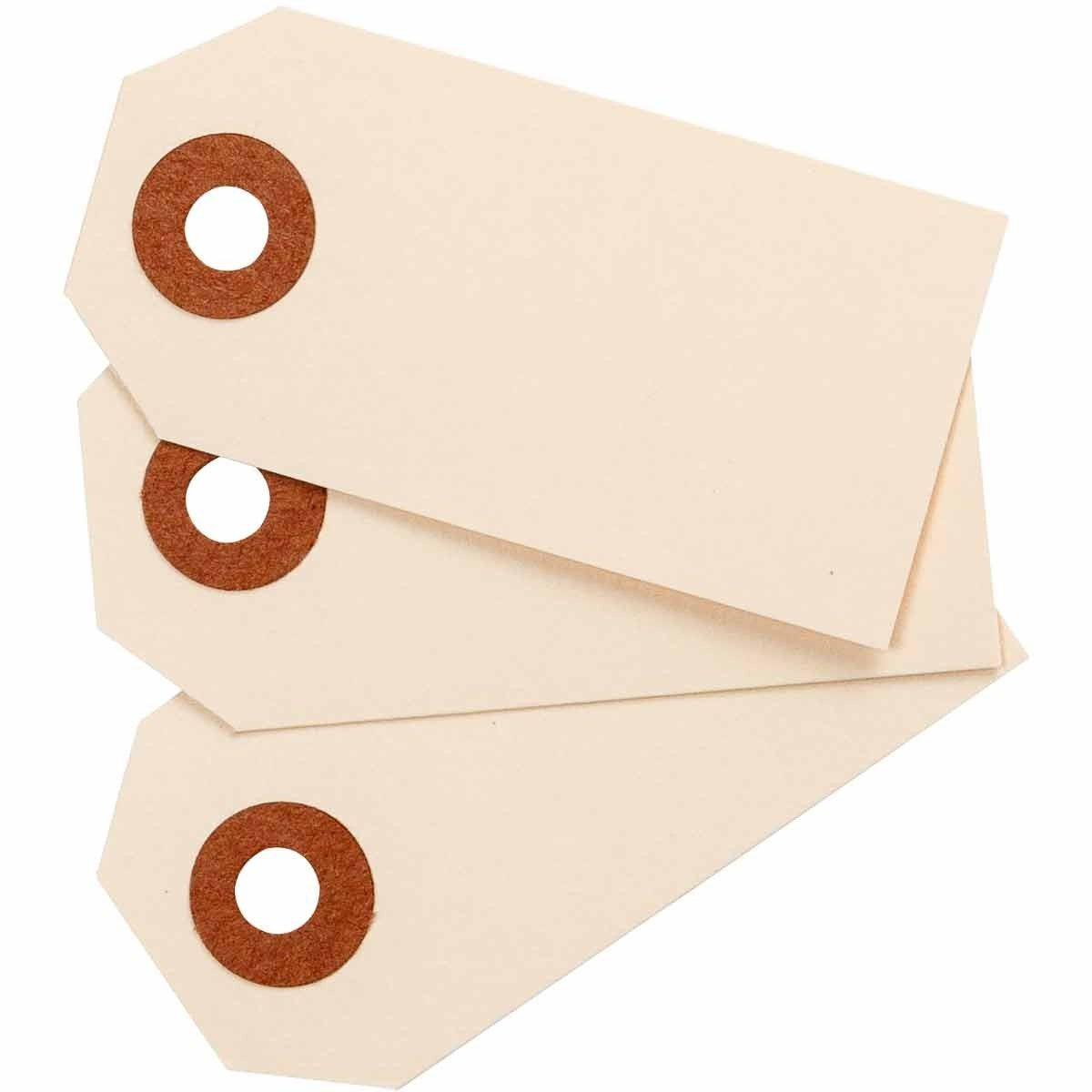 1000 Manila Tags Shipping Hang Label Scrapbook Size 1 2 3 4 5 6 NO STRING, WIRE