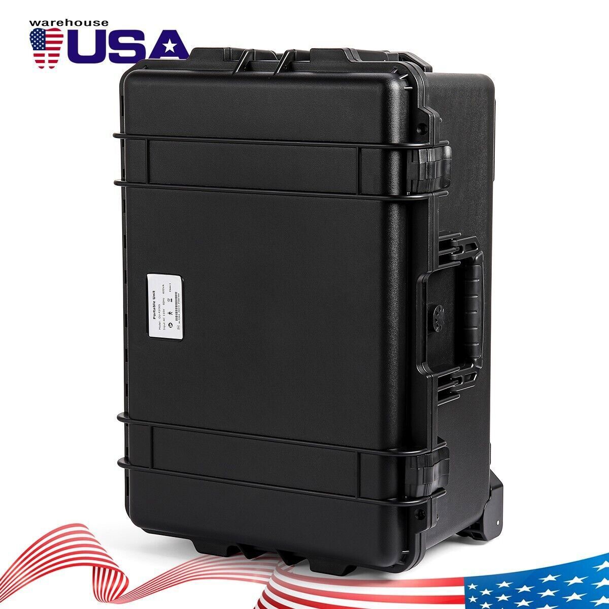 Portable Dental Delivery Unit Rolling Mobile Case Air Compressor Suction System
