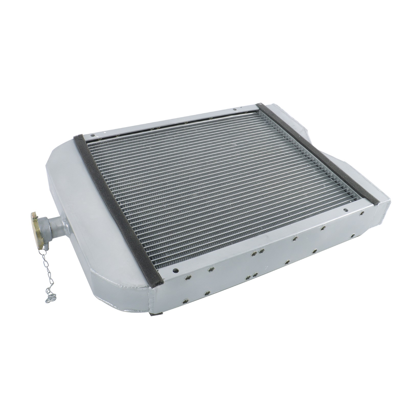 8N8005 86551430 2 low Full Aluminum Radiator For Ford Tractor 2N 8N 9N Model