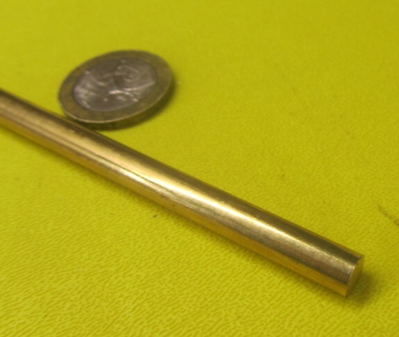 360 Brass Rod 1/4″ (.250″) Diameter x 24.0″ Length, 3 Pcs, 6 Ft