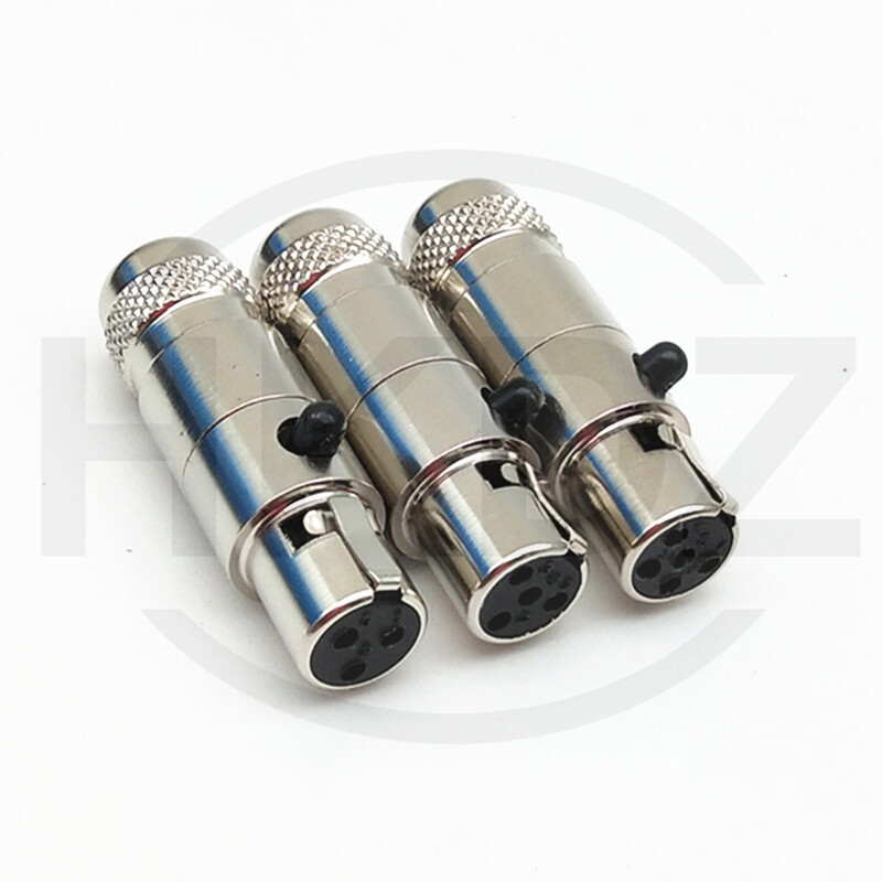 Mini XLR Connector 3 4 5 6 7 Pin Male Female Panel Plug Socket Microphone Audio