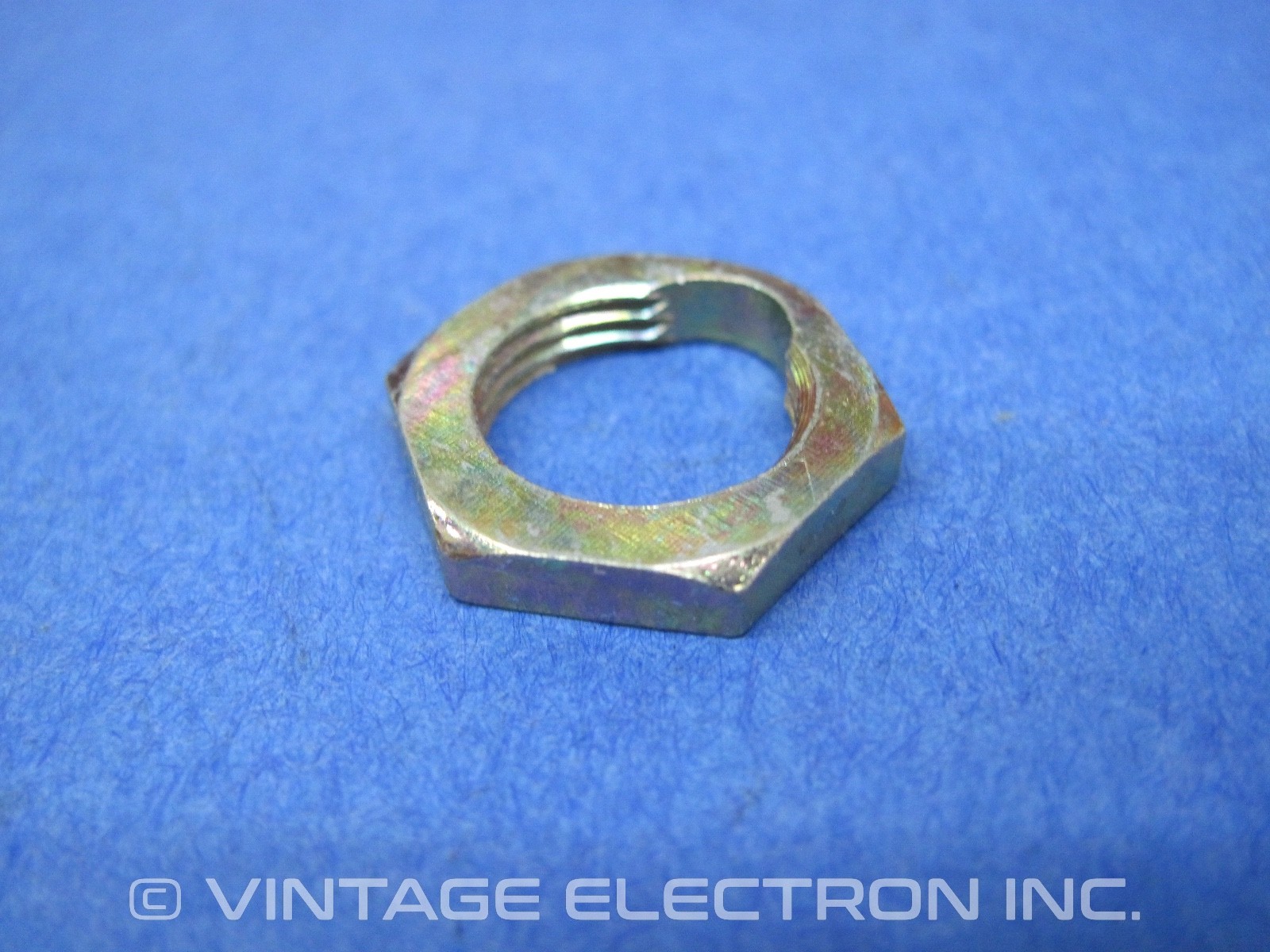(2) – 1/2″-20 THIN Hex Nuts (w/Notch, Lock) – Zinc Steel ($1.90/lot) – 0.13″ THK