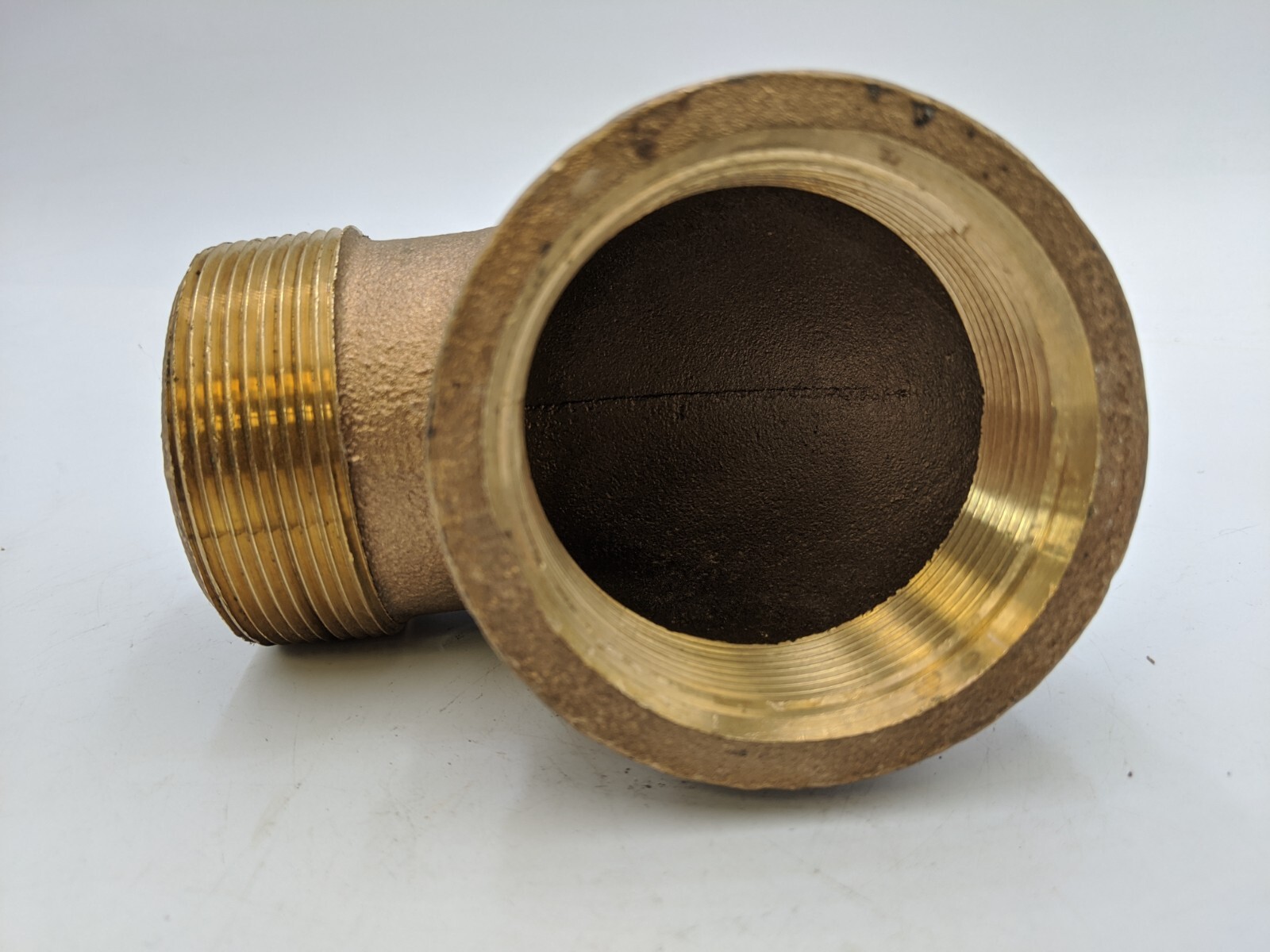 FNW Low Lead Compliant Bronze 90Deg Elbow Street Fitting 2″ NPT Threaded M F