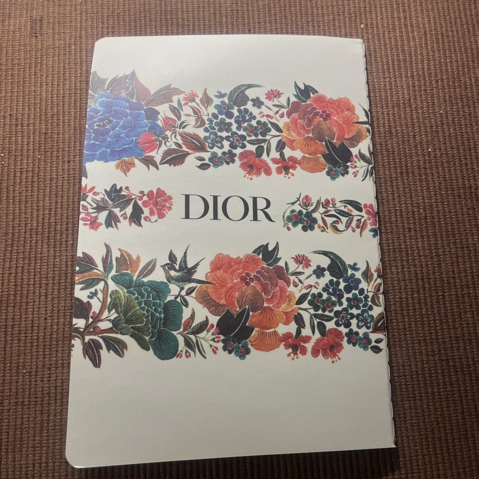 Christian Dior Floral Notebook Journal Stationery New Sealed Writing Book