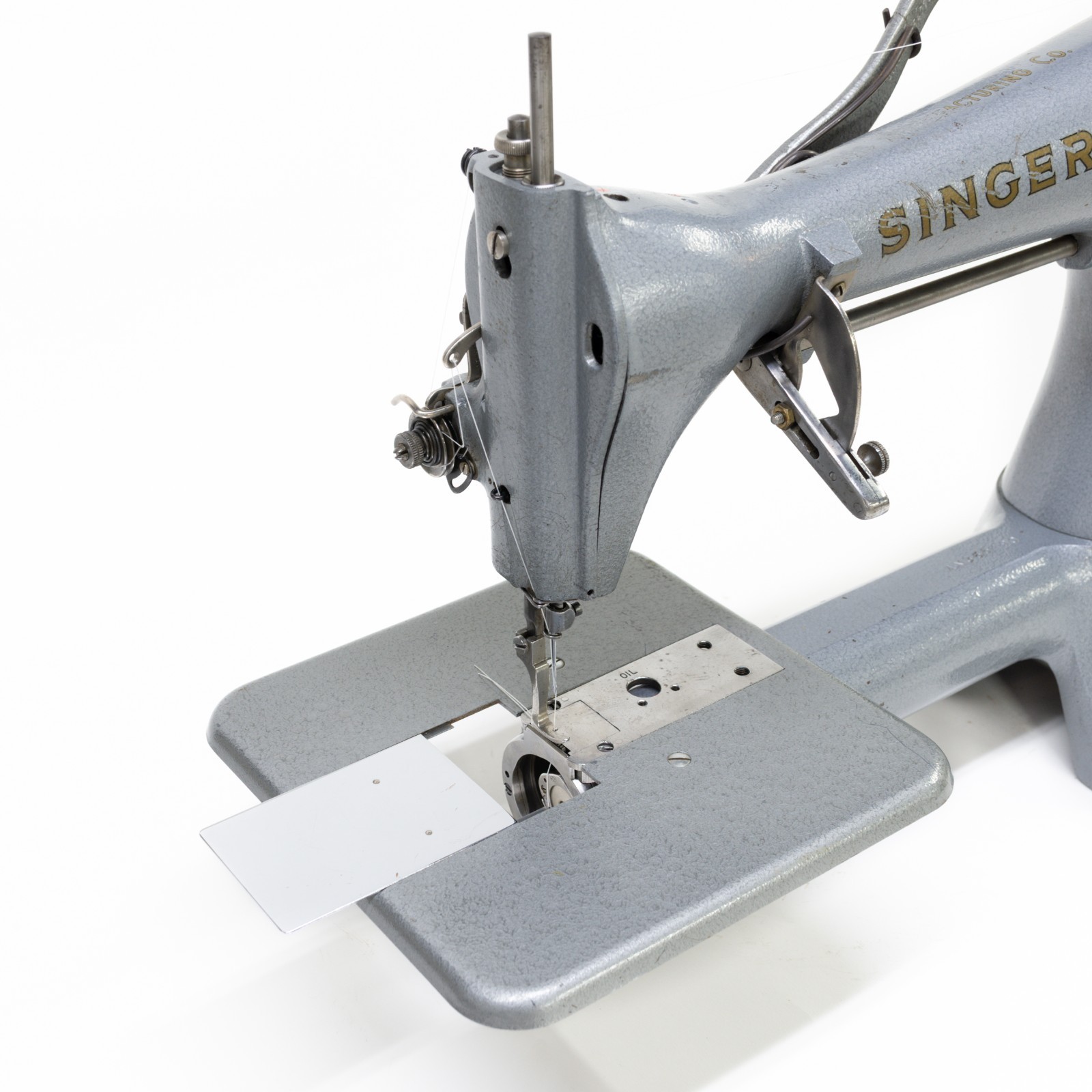 Rare Singer 17 Cylinder Arm Industrial Sewing Machine Flat Bed Attachment