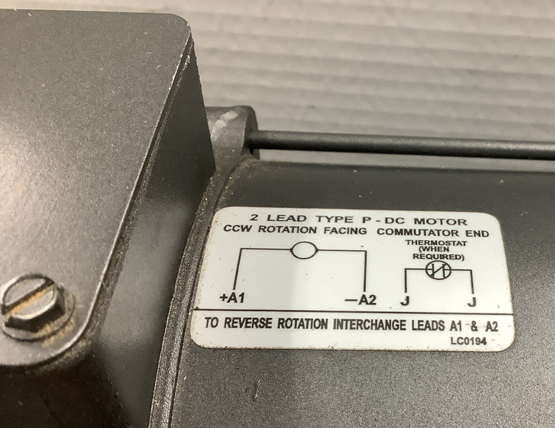 Baldor-Reliance CDP3445 34-5990-3865 Industrial DC Motor 1HP 1750RPM 180V(R103)