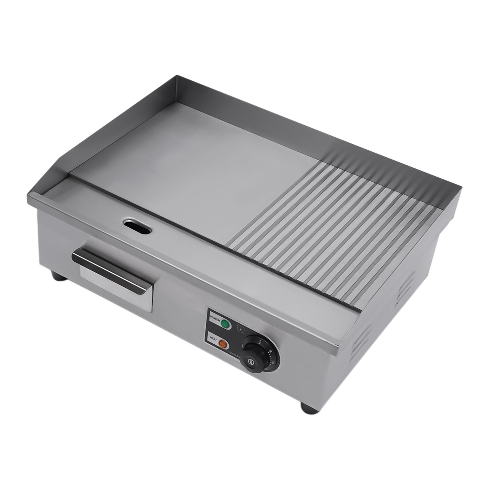 22″ Commercial Electric Tabletop Griddle Flat Top Grill Hot Plate BBQ 1600W