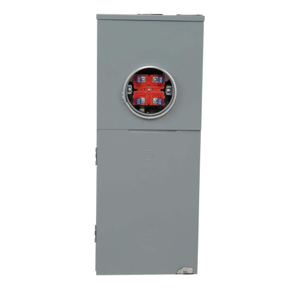 Main Breaker 200 Amp 20-Space 40Circuit Outdoor Ring-Type Overhead Surface Mount