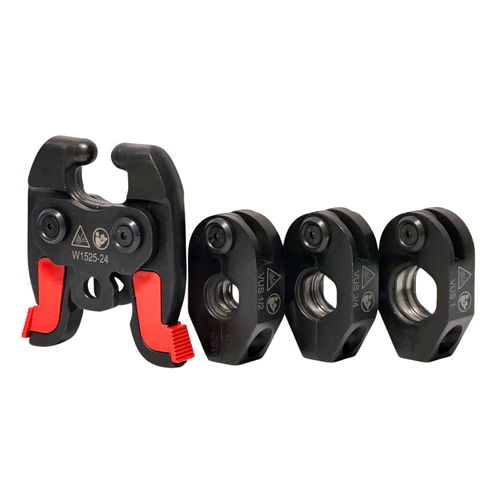 24kN Press Jaw & Ring Kit 1/2″ 3/4″ 1″ Compatible with Milwaukee M12 2473