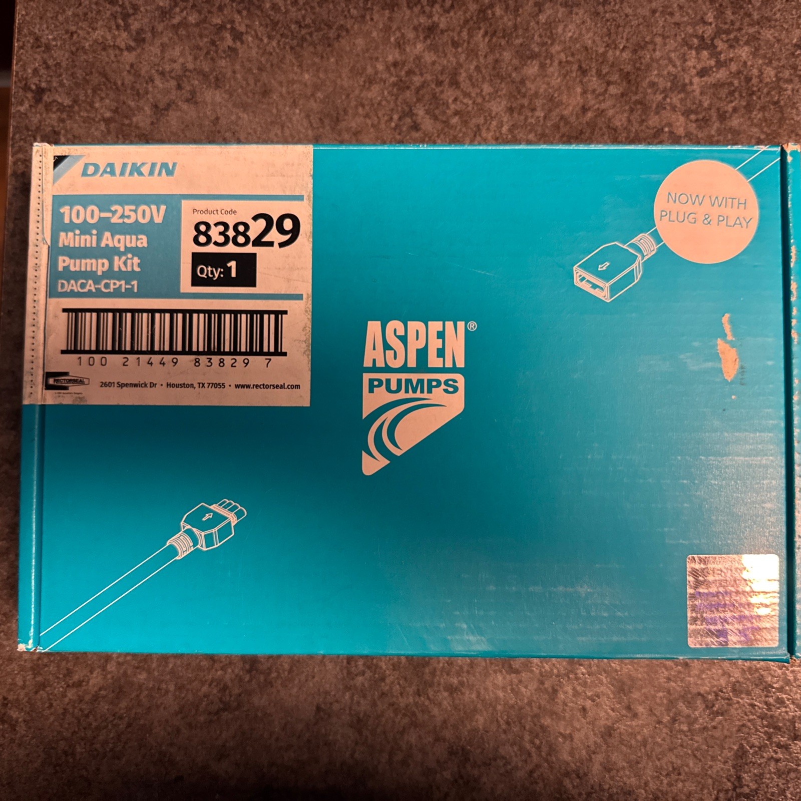 NEW Daikin ASPEN 83829 Mini Aqua Pump Kit DACA-CP1-1 (HPB011966)