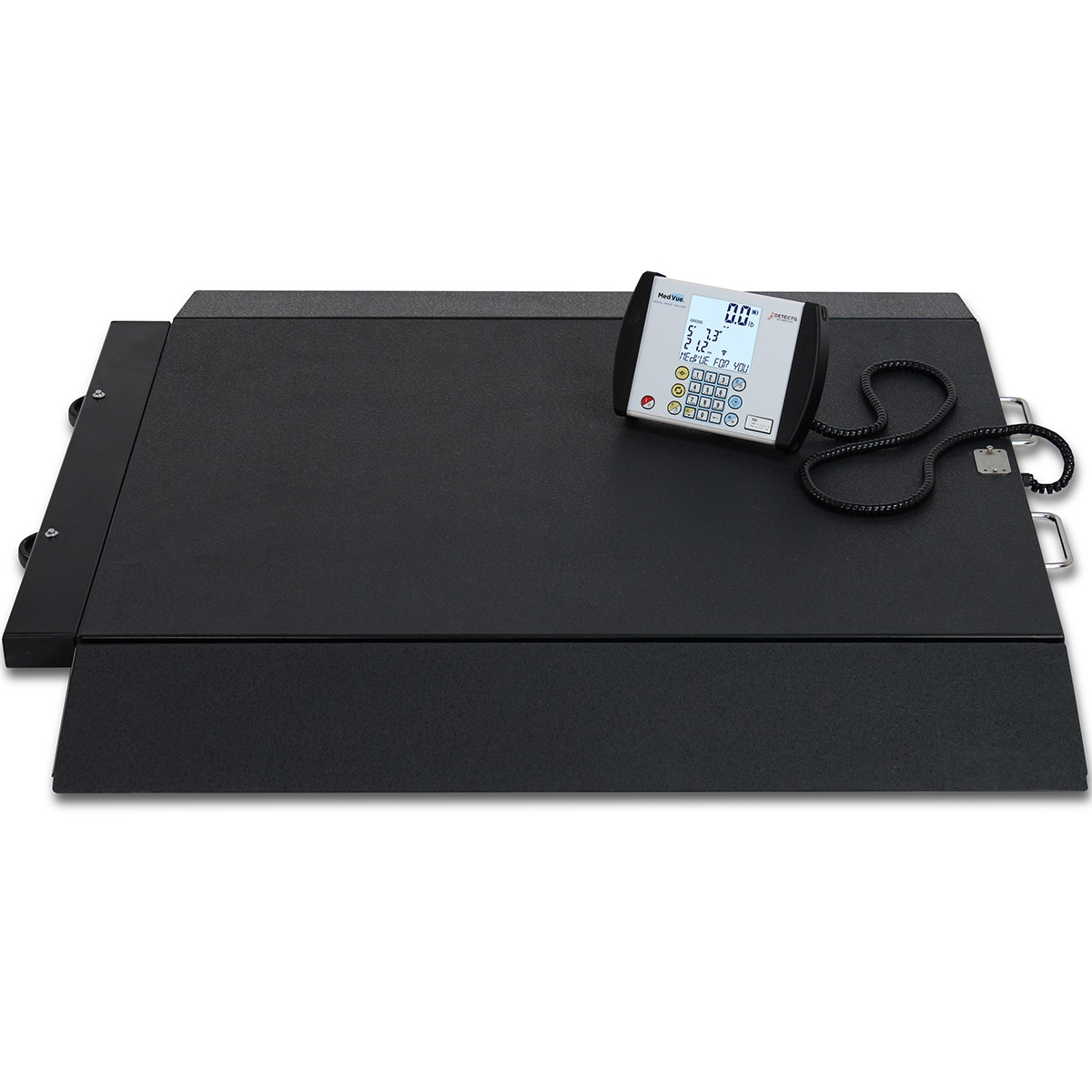 Detecto BRW1000 Portable Wheelchair Scale 1000lb x 0.2lb BMI WiFi AC Adapter