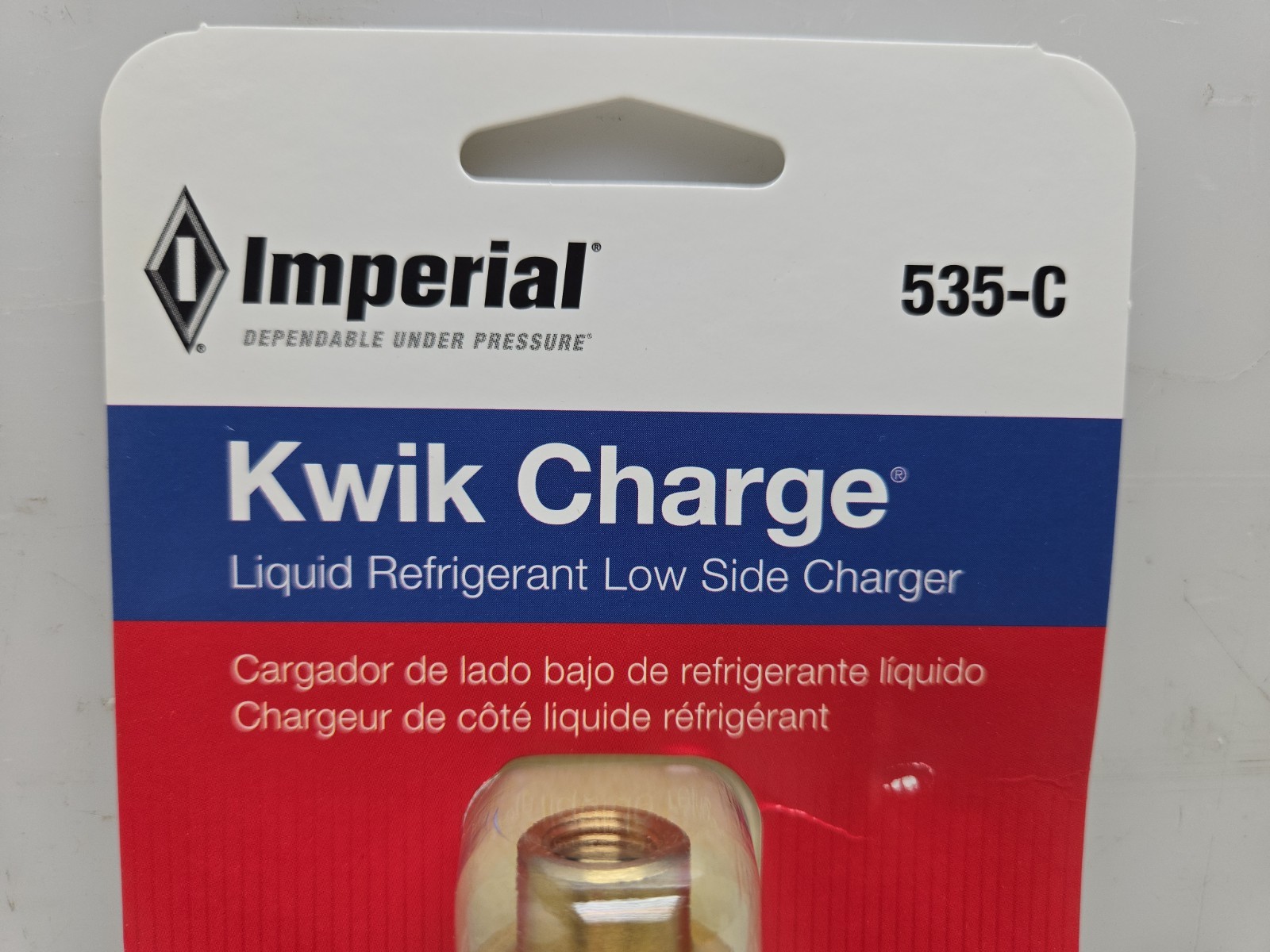 Imperial 535-C Kwik Charge Liquid Low Side Charger 1/4″ M/F Sae 3KU66 New