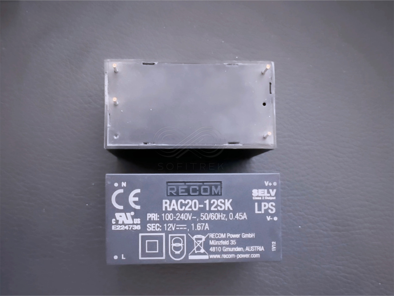 RAC20-12SK RECOM Power AC DC Converter 20W 12V Power Supply Module
