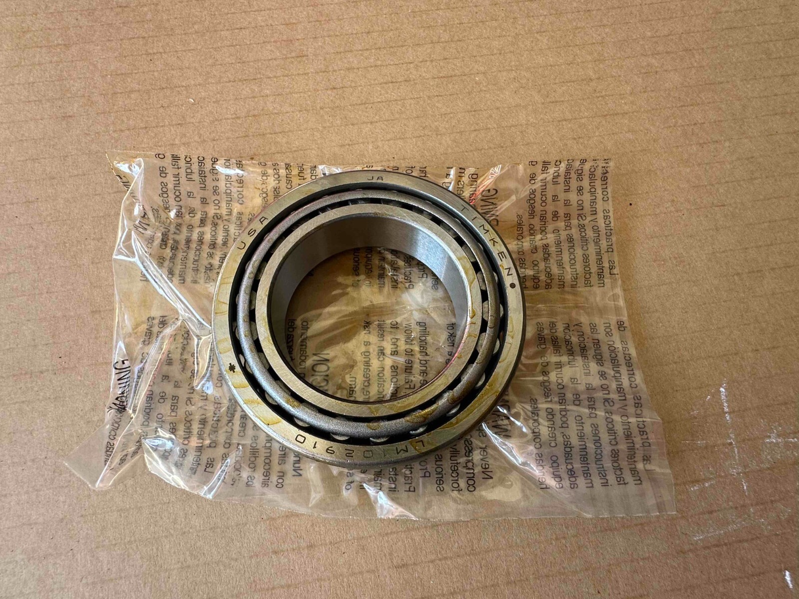 Timken LM102949/LM102910 Single Row Taper Roller Bearing Cone&Cup 1.7812″ Bore