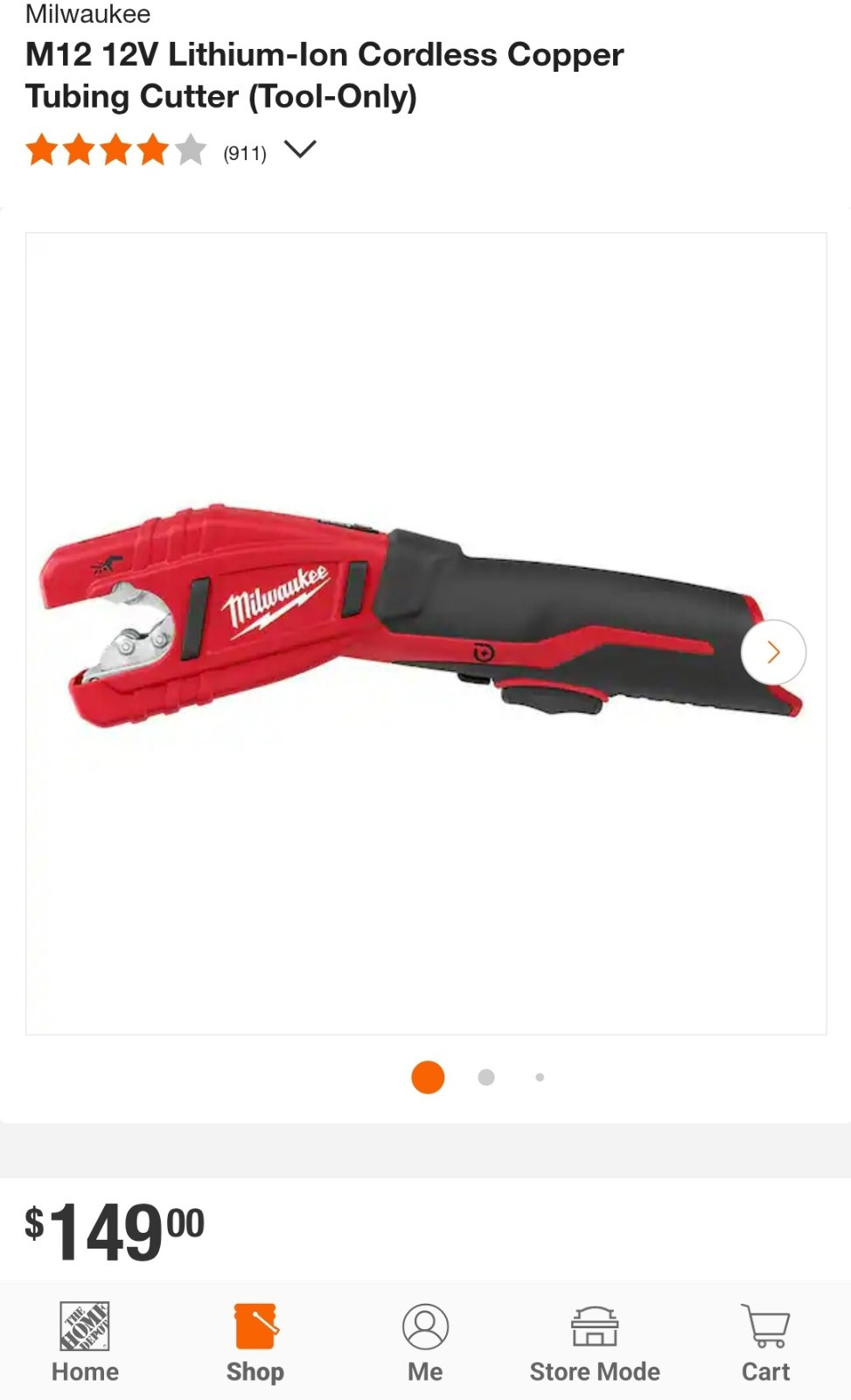 ⭐️NEW⭐️ Milwaukee M12 Cordless Copper Tubing Cutter 2471-20