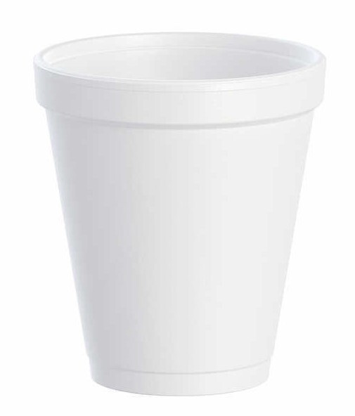 Dart 8, 10, 12 OR 16 oz Cup White Foam Hot Cold Cups Insulated Cups 1000 Ct