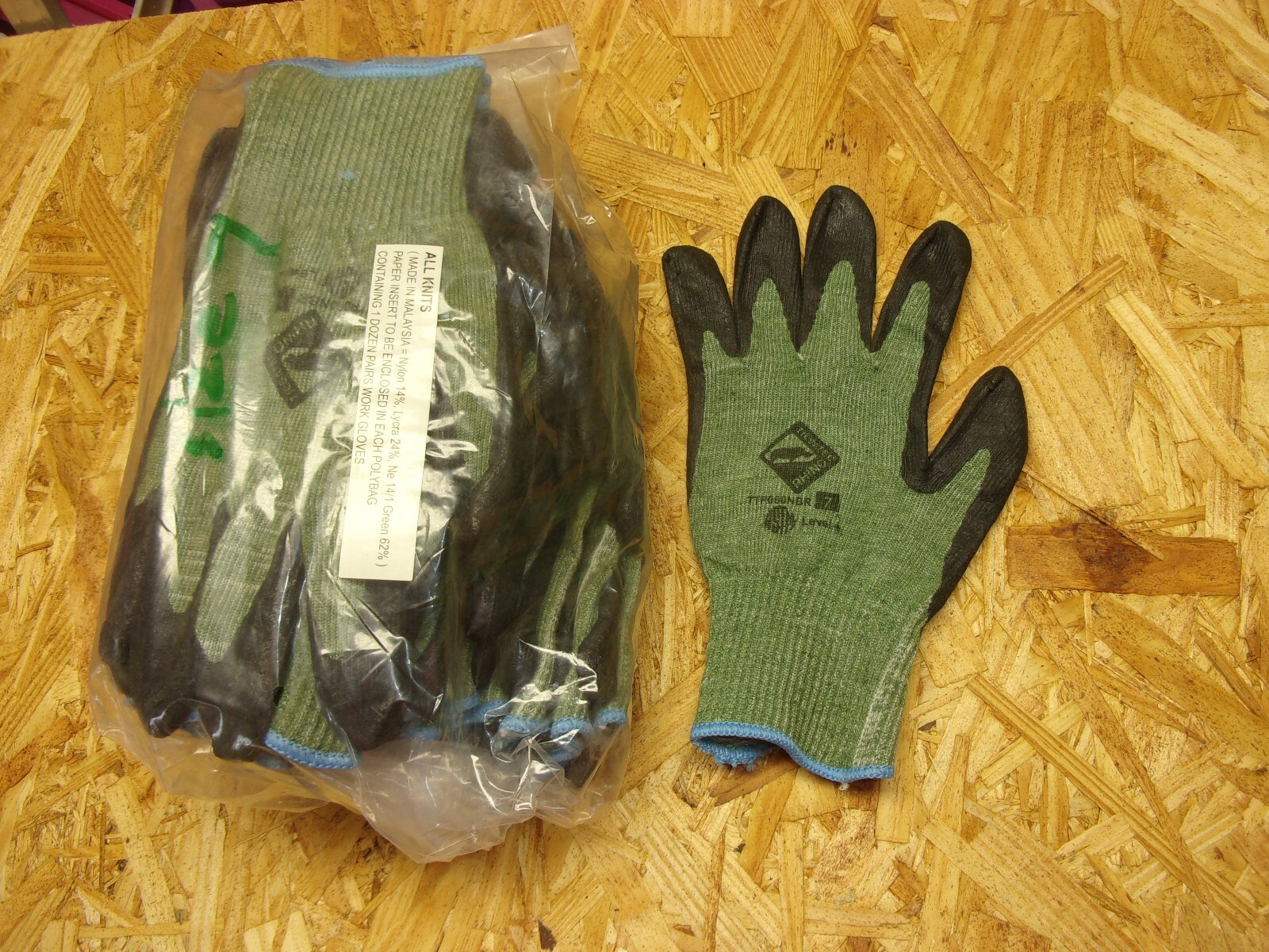 Tilsatec RHINO TTP060NBR LEVEL 4 Cut Resistant Gloves Size 7 12-Pairs 1 Dozen