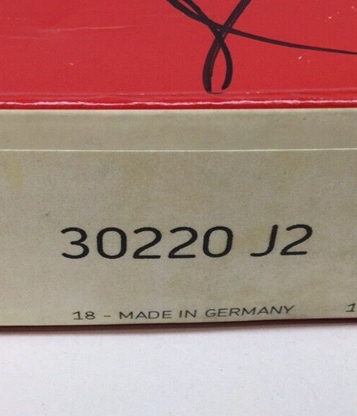 SKF 30220 J2 Tapered Roller Bearing Set Cone and Cup 100 ID x 180 OD x 34mm W