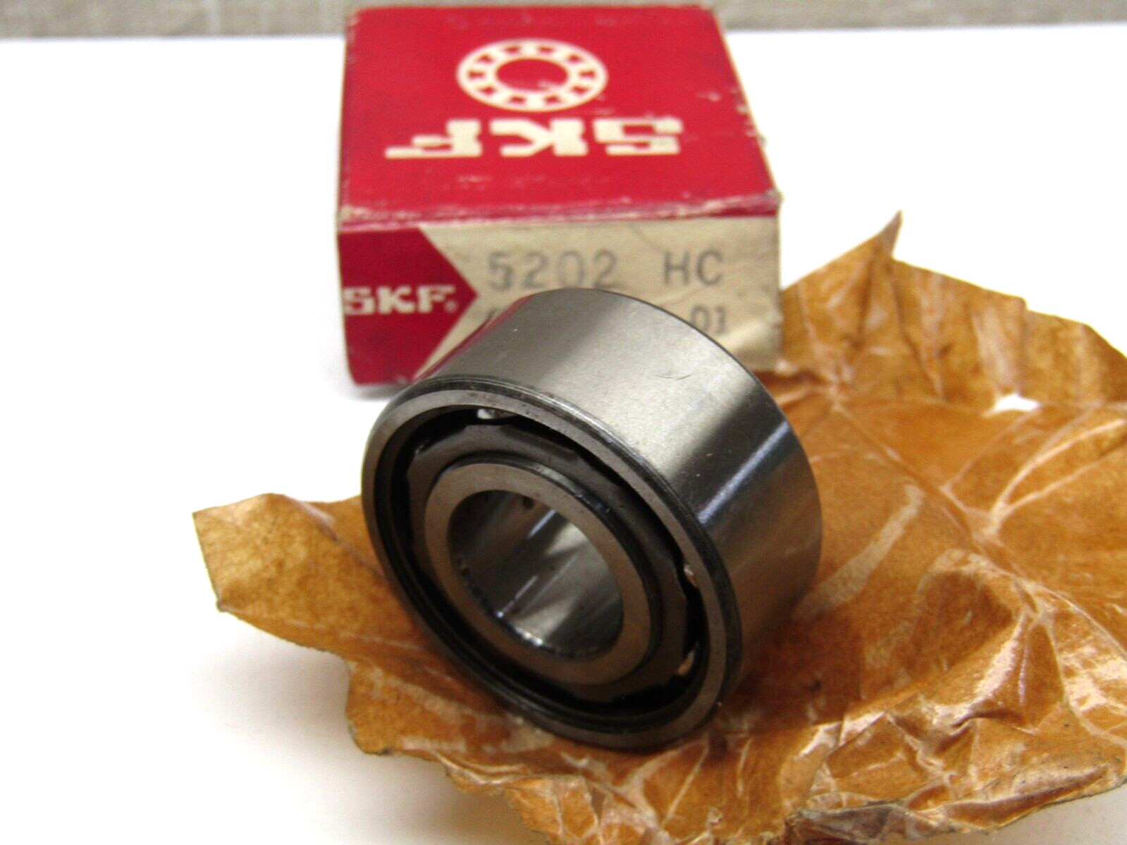 SKF 5202 HC 52mm X 35mm X .625″ Double Row Angular Contact Bearing