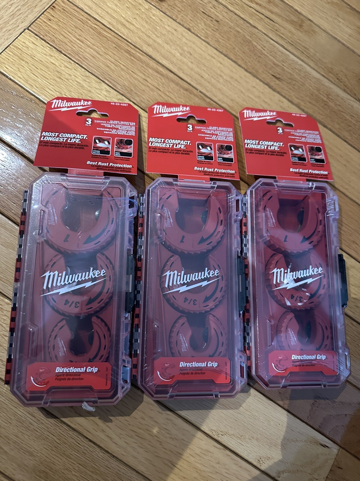 3 MILWAUKEE 3 PCS CUTTER SET 48224267